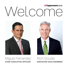 Tupperware Appoints Miguel Fernandez as Chief Executive Officer