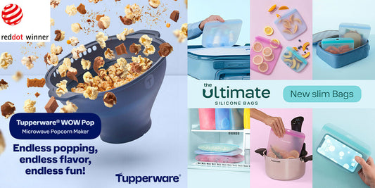 New Tupperware® Wow Pop Popcorn Maker and Ultimate Silicone Bags Win International Red Dot Awards for Outstanding Product Design