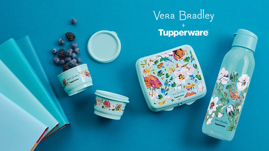 Tupperware® and Vera Bradley® Continue Collaboration With Limited-Edition Collection of On-The-Go, Reusable Food and Beverage Products